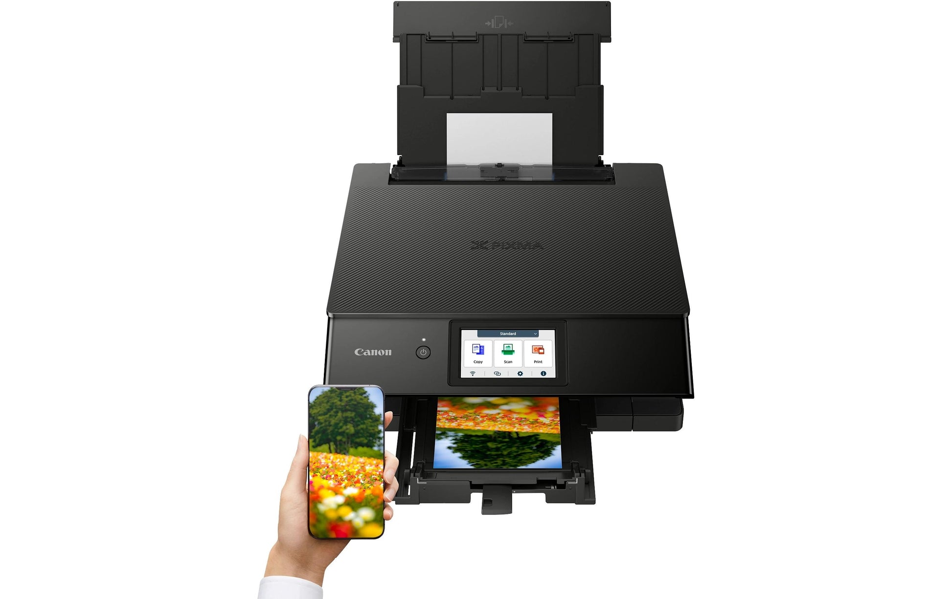 Canon Pixma TS8750 – Farbiges Tintenstrahl-MFP, 3-in-1 – USB/WLAN – Duplex – 15 Seiten/Min S/W, 10 Seiten/Min Farbe