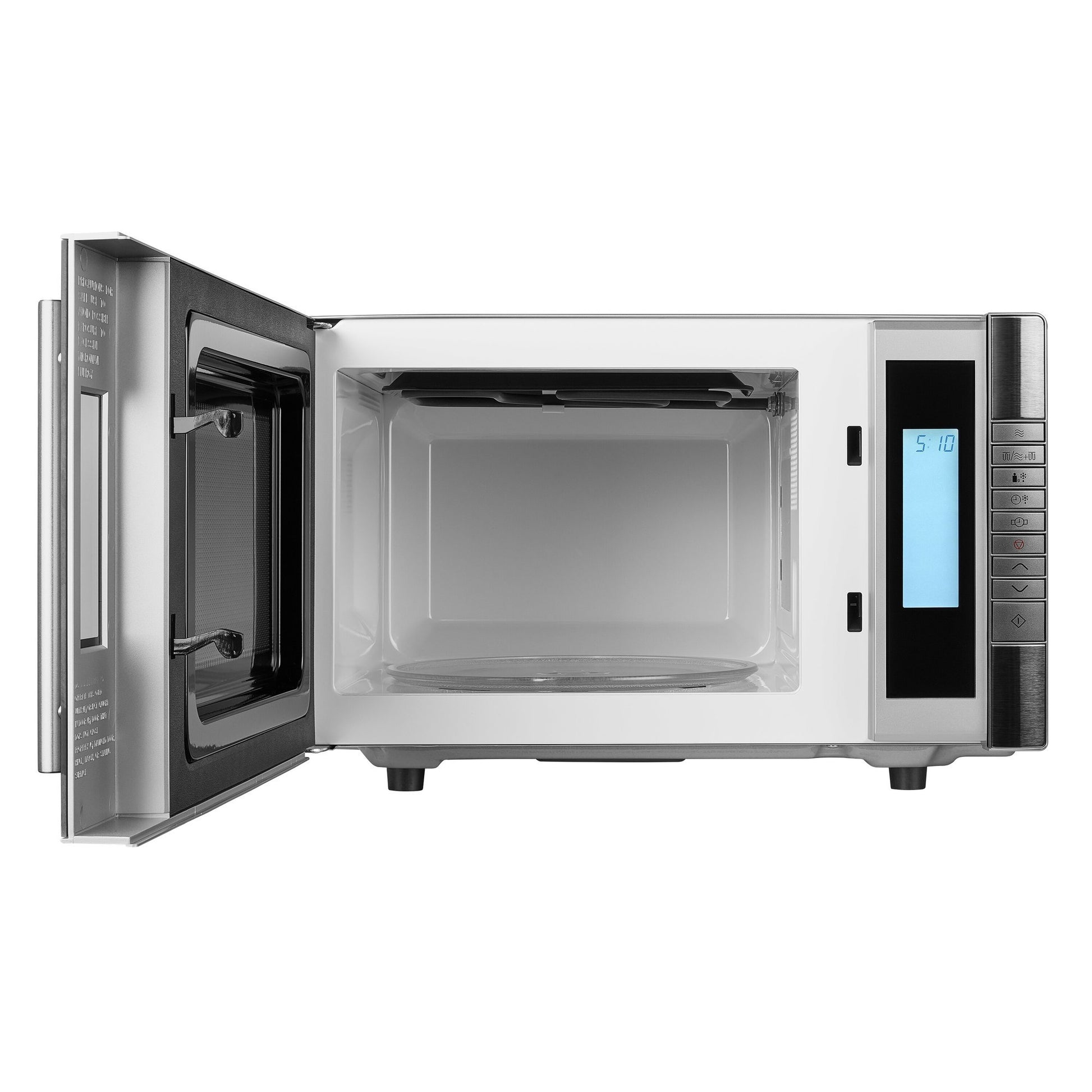 MEDION Grill-Mikrowelle MD 14482 – 20 l, Grill, 800 W – Schwarz/Edelstahl