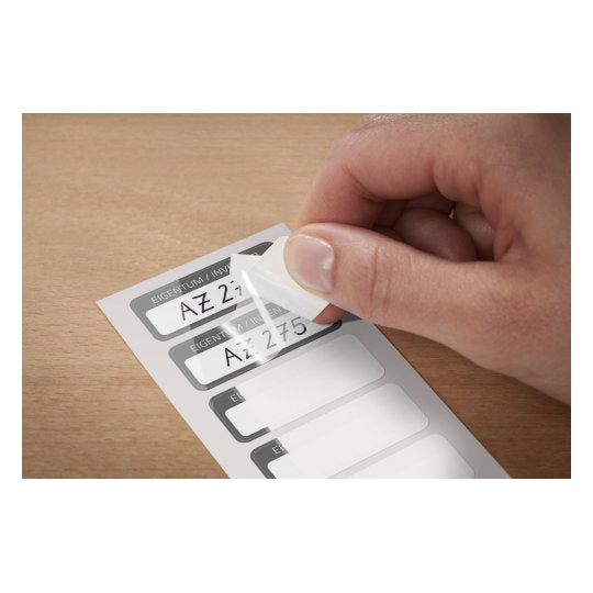 Avery Schuletiketten – 50×20 mm, Abgerundete Ecken, 50 Stk, 10 Bogen, Kunststoff, Permanent Haftend