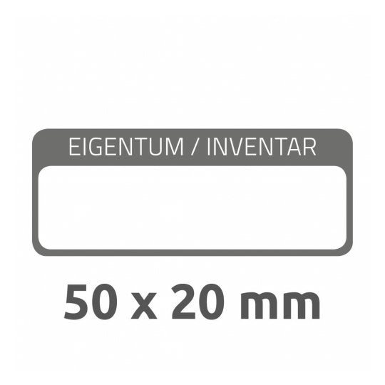 Avery Schuletiketten – 50×20 mm, Abgerundete Ecken, 50 Stk, 10 Bogen, Kunststoff, Permanent Haftend