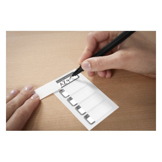 Avery Schuletiketten – 50×20 mm, Abgerundete Ecken, 50 Stk, 10 Bogen, Kunststoff, Permanent Haftend
