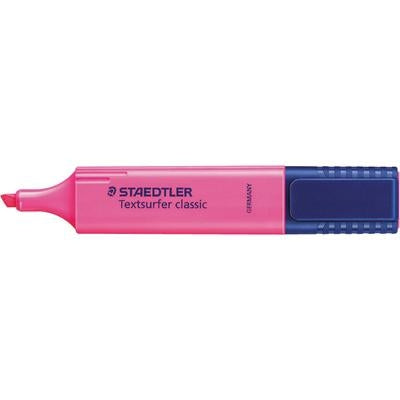 STAEDTLER Textsurfer classic Textmarker – Pink, Keilspitze 1–5 mm, nachfüllbar