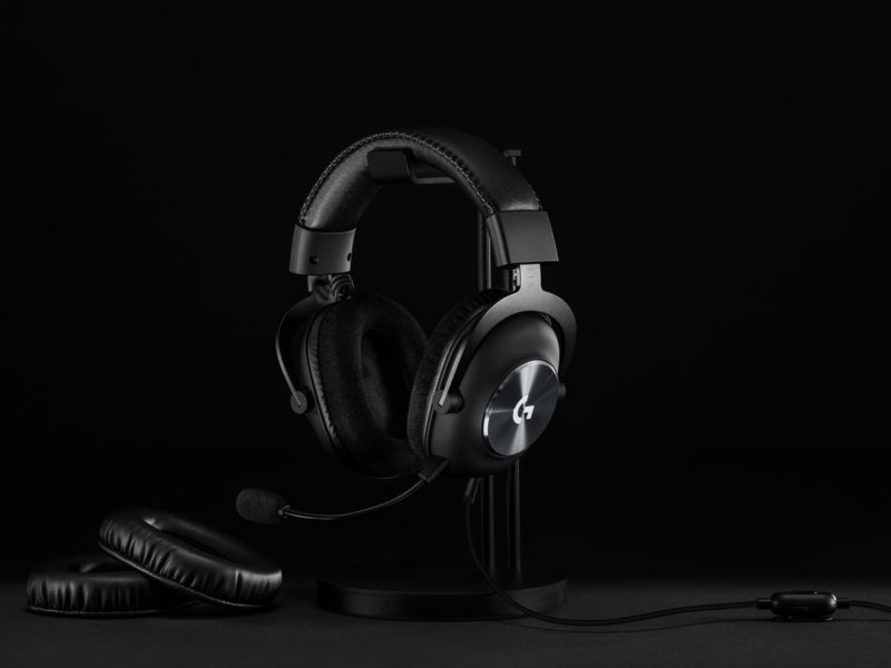 Logitech G PRO X Gaming-Headset – Over-Ear, Stereo, Kabelgebunden, 3,5 mm Klinke + USB, Schwarz