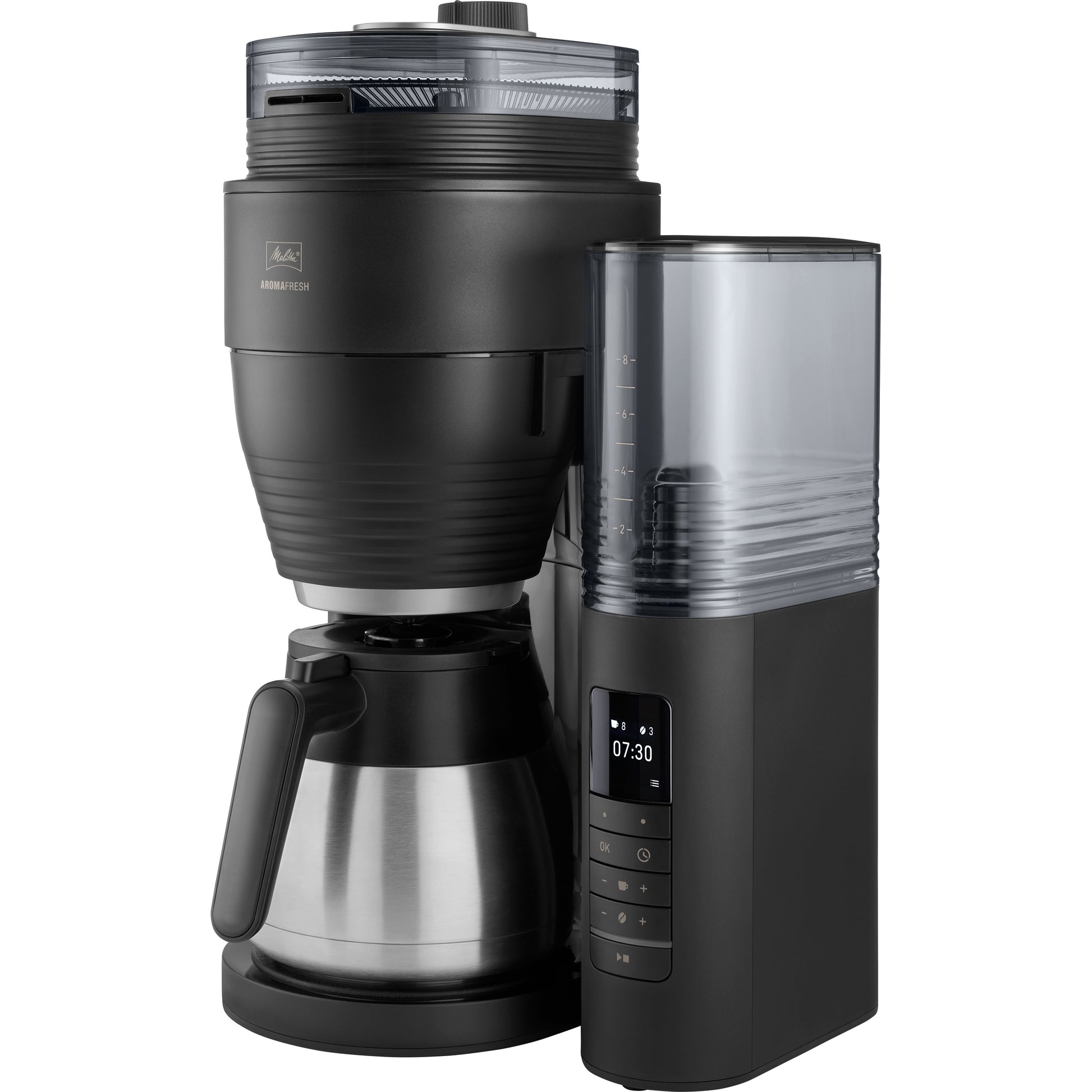 Melitta Aromafresh Therm Pro X Filterkaffeemaschine – 8 Tassen, Schwarz