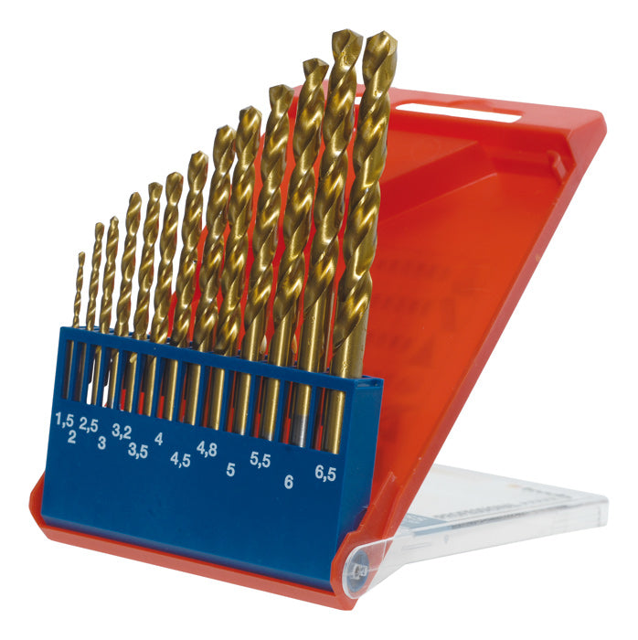 kwb Titan-Spiralbohrer-Set, Gold, 13 Stk.