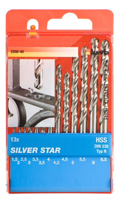 kwb Bohrer-Set – 1,5–6,5 mm, HSS