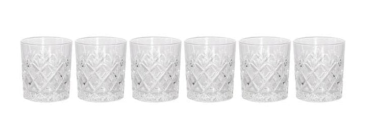 Furber. Trinkgläser – 6er Set, 230 ml, Ø 7,5 cm, Glas, Transparent, spülmaschinenfest
