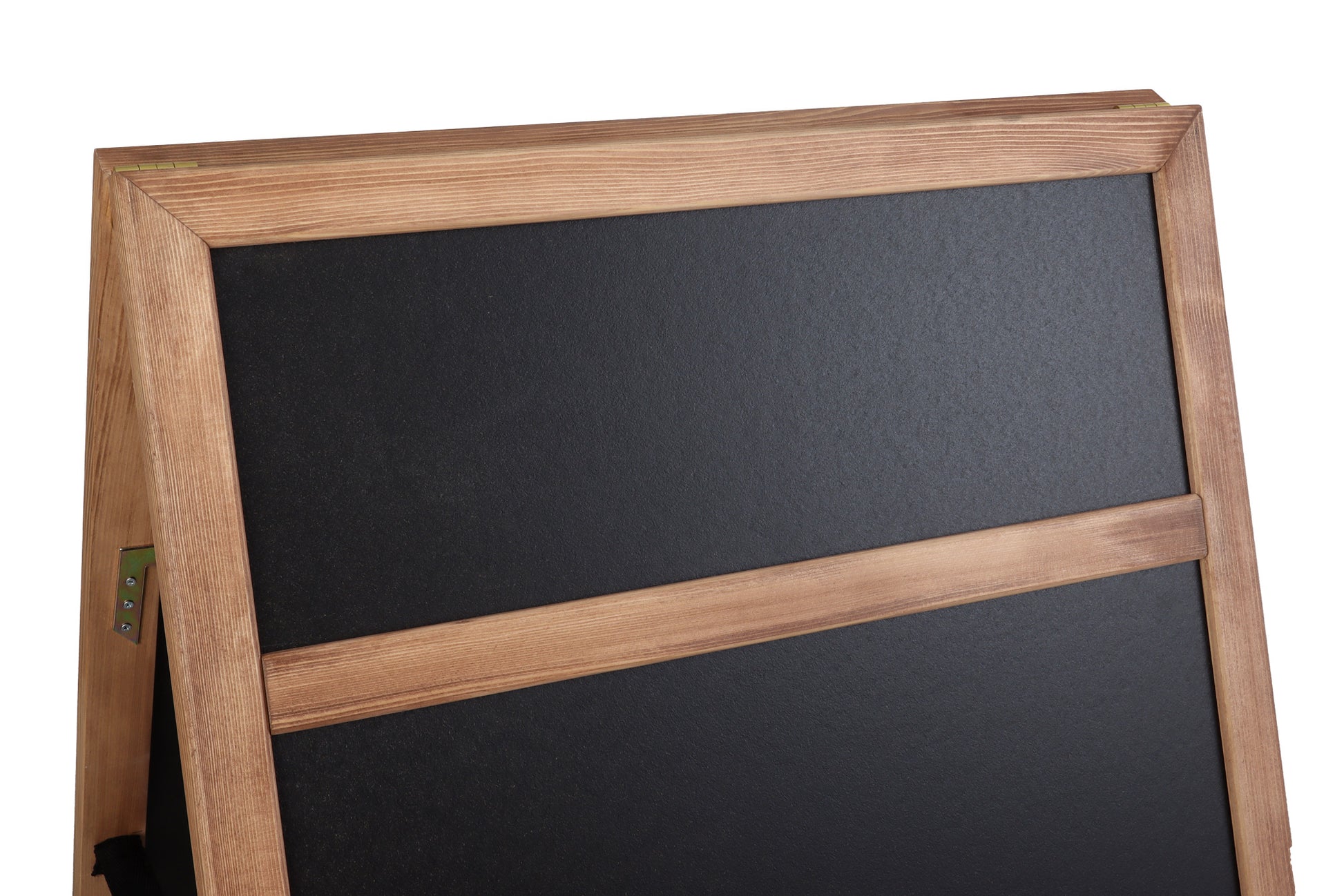 Europel Kundenstopper DELUXE – 660 × 1'280 mm – Holzrahmen natur, schwarz – doppelseitig, für Kreidemarker
