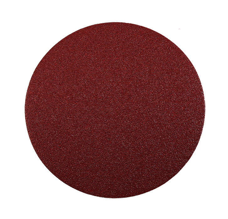 kwb Schleifscheibe 125 mm Kunststoff – für Metall, Holz, Kunststoff, Stein – 5 Stk – Klett, ungelocht, P40