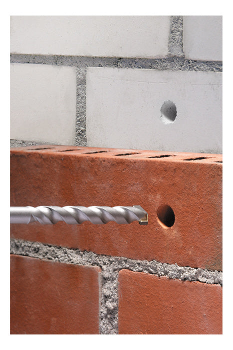 kwb Hartmetall-Steinbohrersatz 3–10 mm Zylinderschaft – 8-teilig – für Mauerwerk & Beton