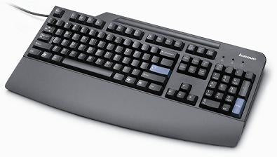 Lenovo Kbd Blk He – Tastatur – kabelgebunden (PS/2) – mit Handballenauflage – schwarz