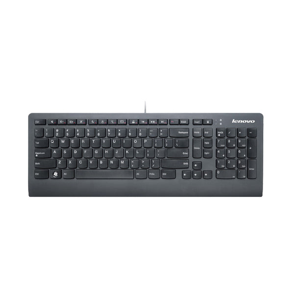 Lenovo Tastatur – kabelgebunden, USB – Rumänisch – schwarz