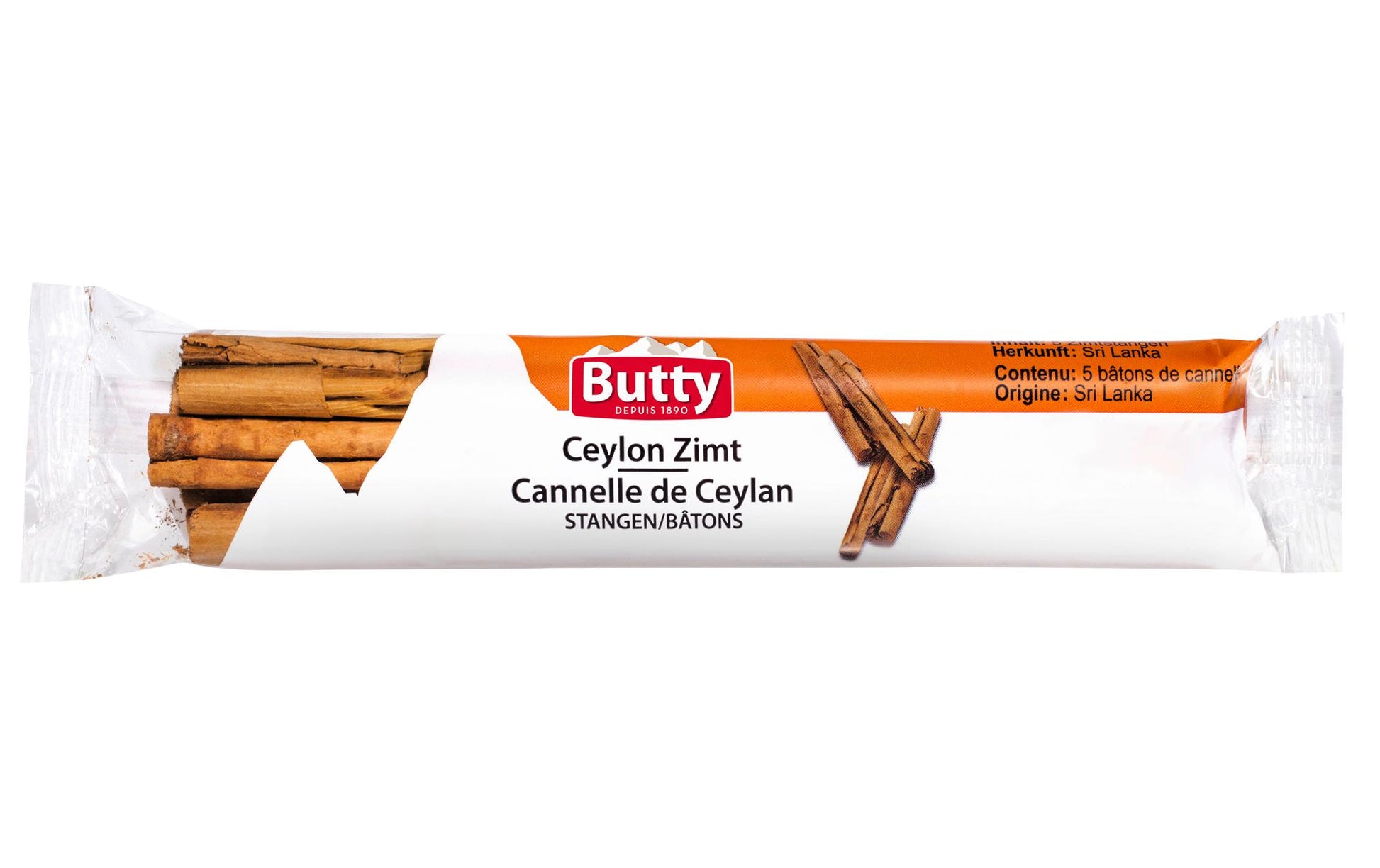 Butty Einzelgewürze Zimtstangen – 28 g