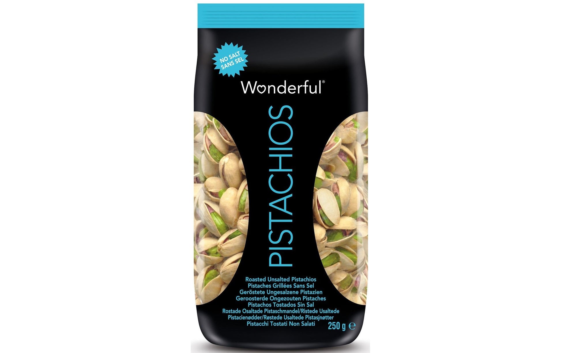 Wonderful Pistachios Wonderful Pistazien – geröstet & ungesalzen – 250 g