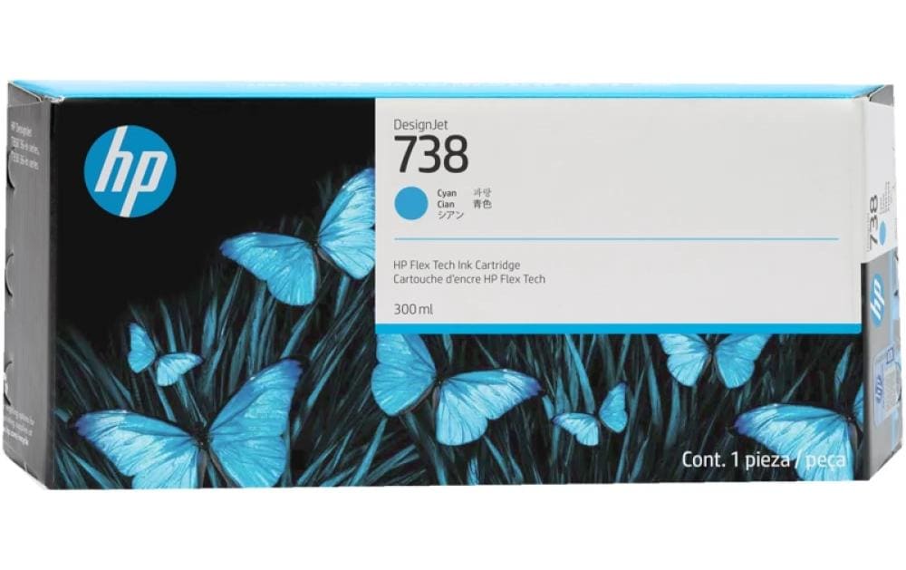 HP Tintenpatrone 676M6A, cyan – für Inkjetdrucker/Multifunktionsgeräte
