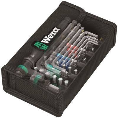 Wera Kraftform Kompakt 100 – Schraubenzieher-Set PH/PZ/SL/TX/HEX, 52-teilig, Etui
