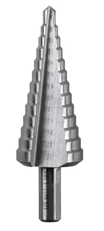 kwb Stufenbohrer 6–30 mm HSS Zylinderschaft – für Metall & Kunststoff