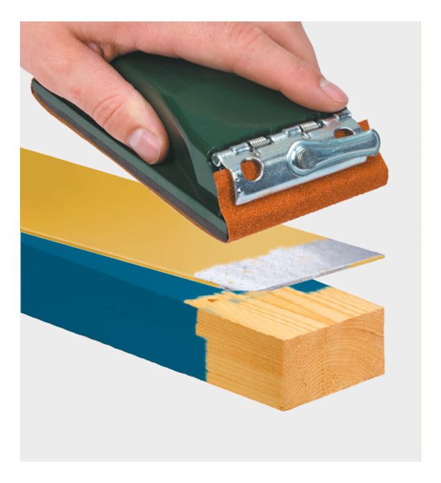 kwb 485121 Flexibler Handschleifer – Sandpapier 230 × 93 mm, Kunststoffgriff