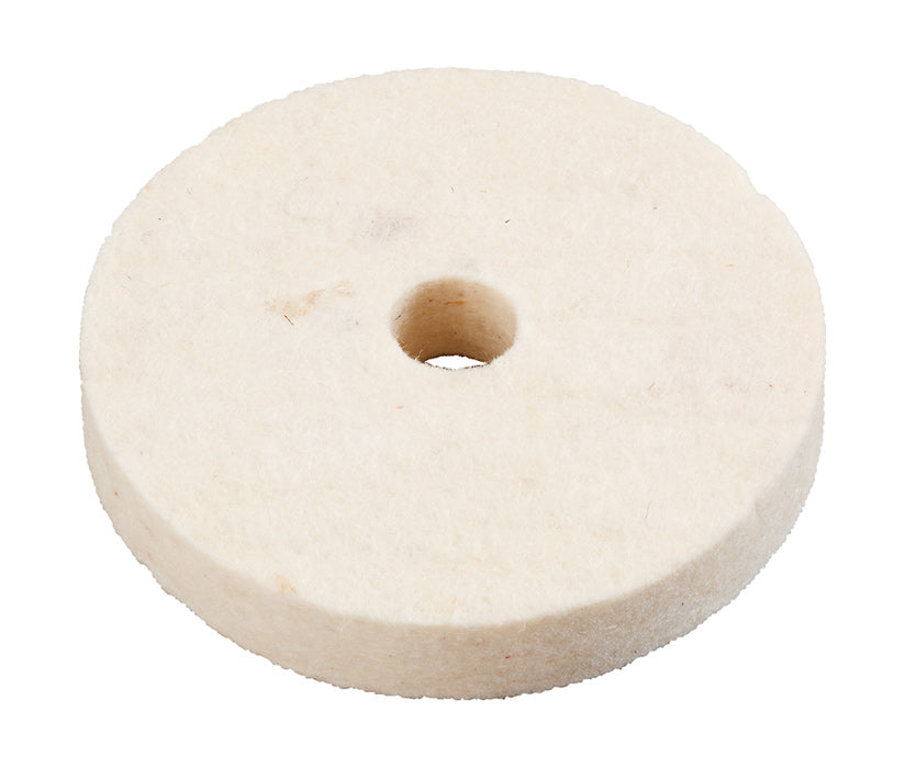 kwb Polierkissen 75 × 13 mm Filz – für Marmor, Acryl, Kunststoff u. a. – 1 Stk