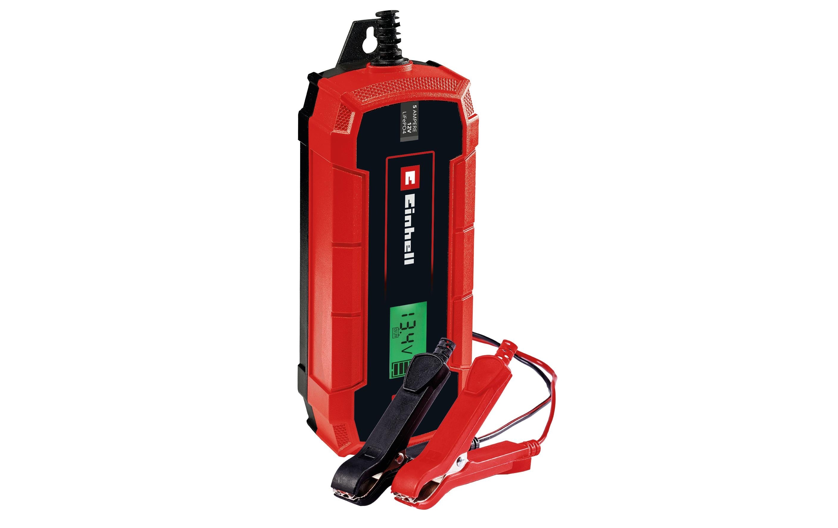 Einhell automotive Einhell CE-BC 5 M Batterie-Ladegerät – 12 V, 5 A, für LiFePO4-Akkus, bis 120 Ah