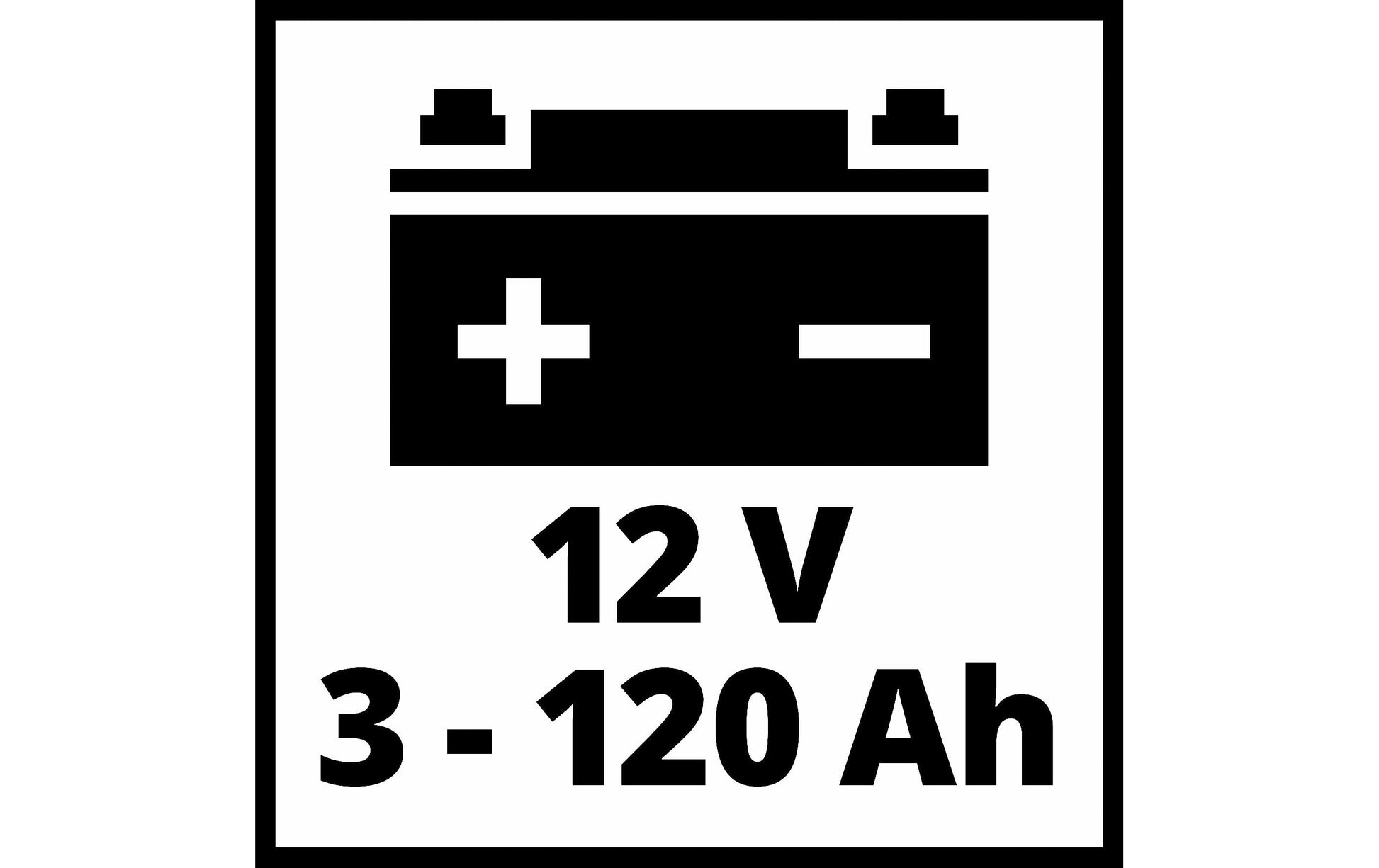Einhell automotive Einhell CE-BC 5 M Batterie-Ladegerät – 12 V, 5 A, für LiFePO4-Akkus, bis 120 Ah