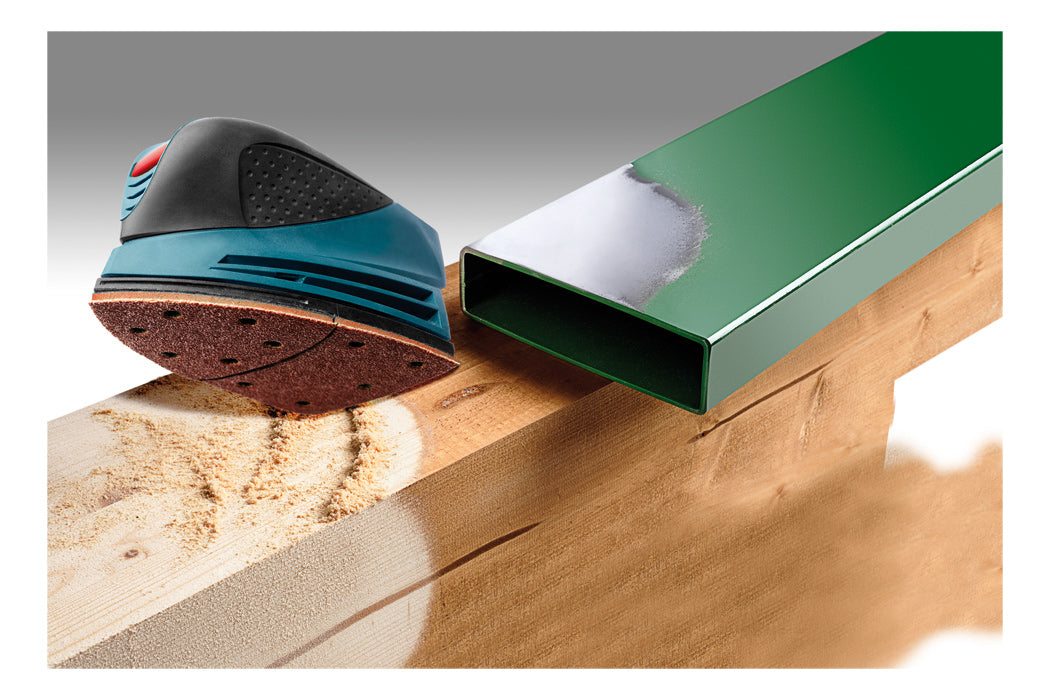 kwb Klett-Haftscheiben 100 × 62 mm P80 – für Metall – 5 Stk