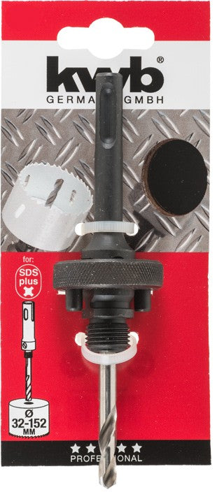 kwb Aufnahmeschaft für Lochsägen 32–152 mm – 5/8"-18 – Edelstahl – für Metall & Holz