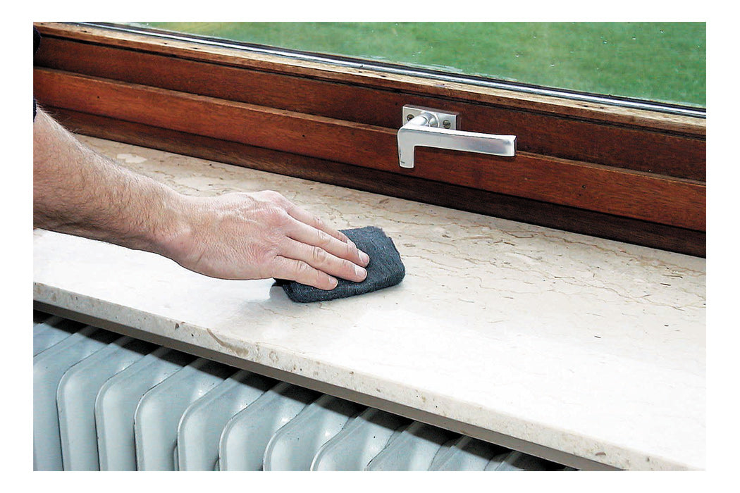 kwb Stahlwolle – mittlere Körnung – für Metall, Holz – 2 Stk