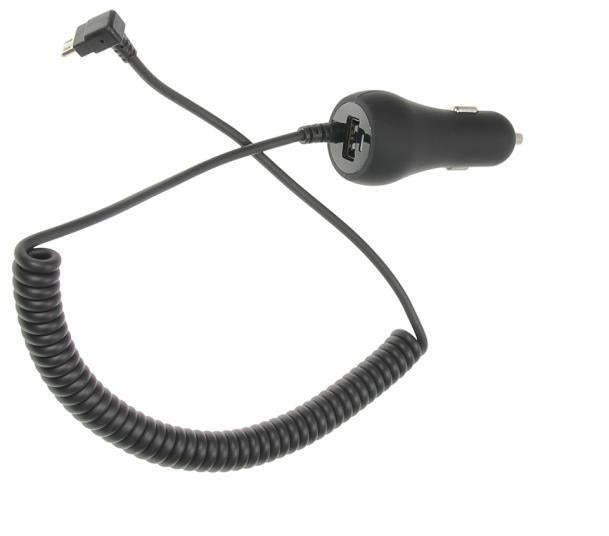 Brodit Ladekabel – Zigarettenanzünder auf Micro-USB, Schwarz