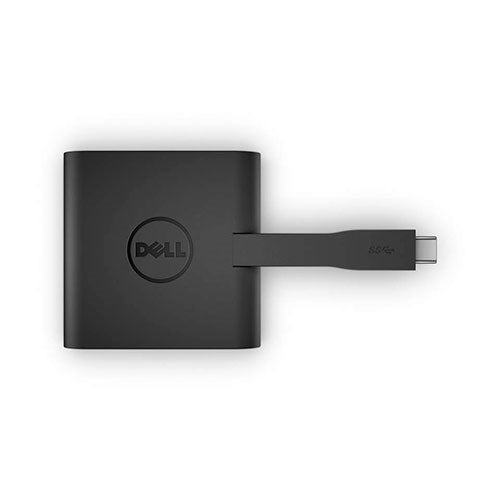 DELL DA200 Multiport-Adapter – USB-C, HDMI/VGA, 1× USB-A, GbE