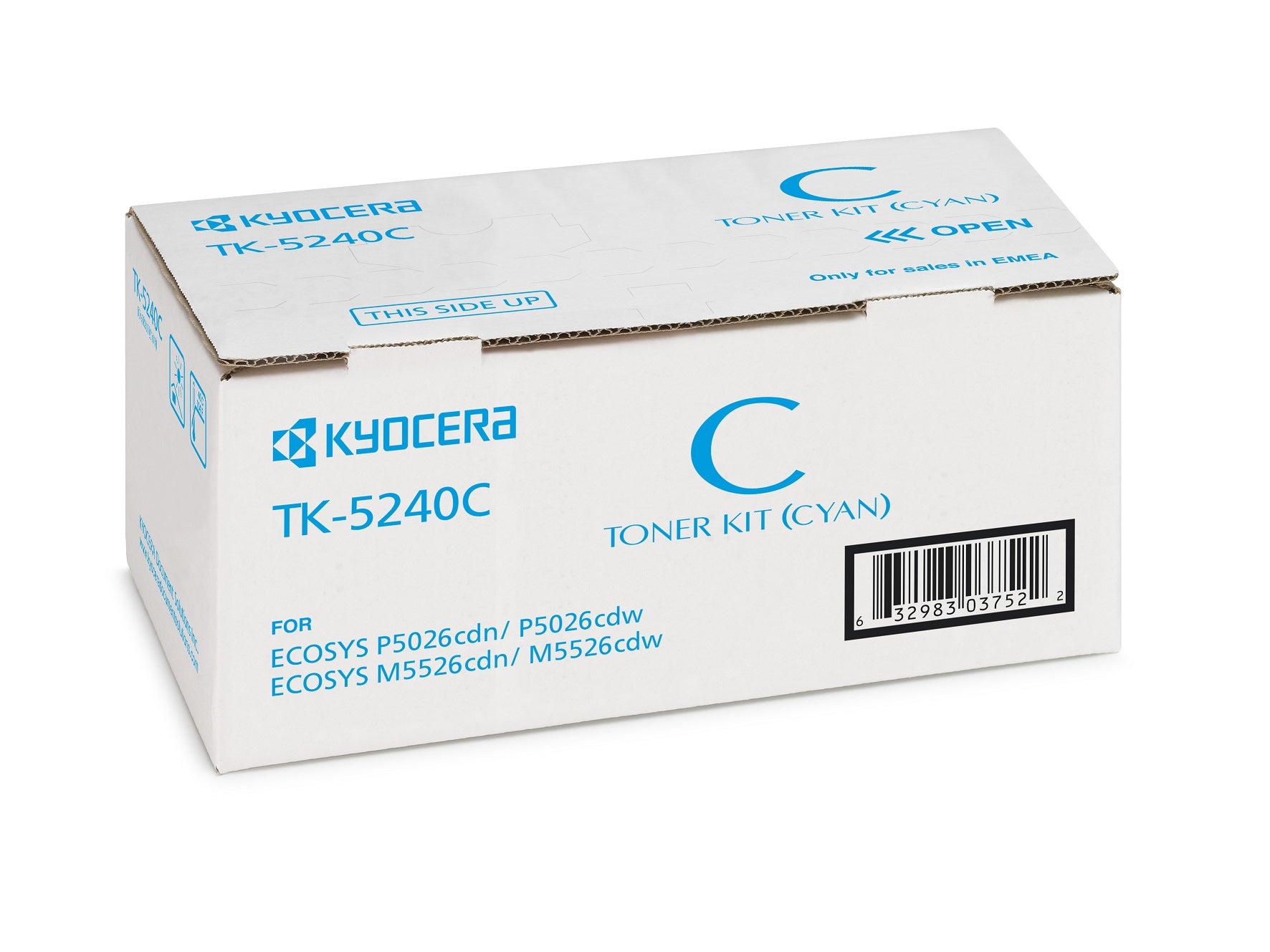 Kyocera – Toner TK-5240C – Cyan, 3000 Seiten – für Kyocera M5526/M5526CDN/M5526CDW und andere