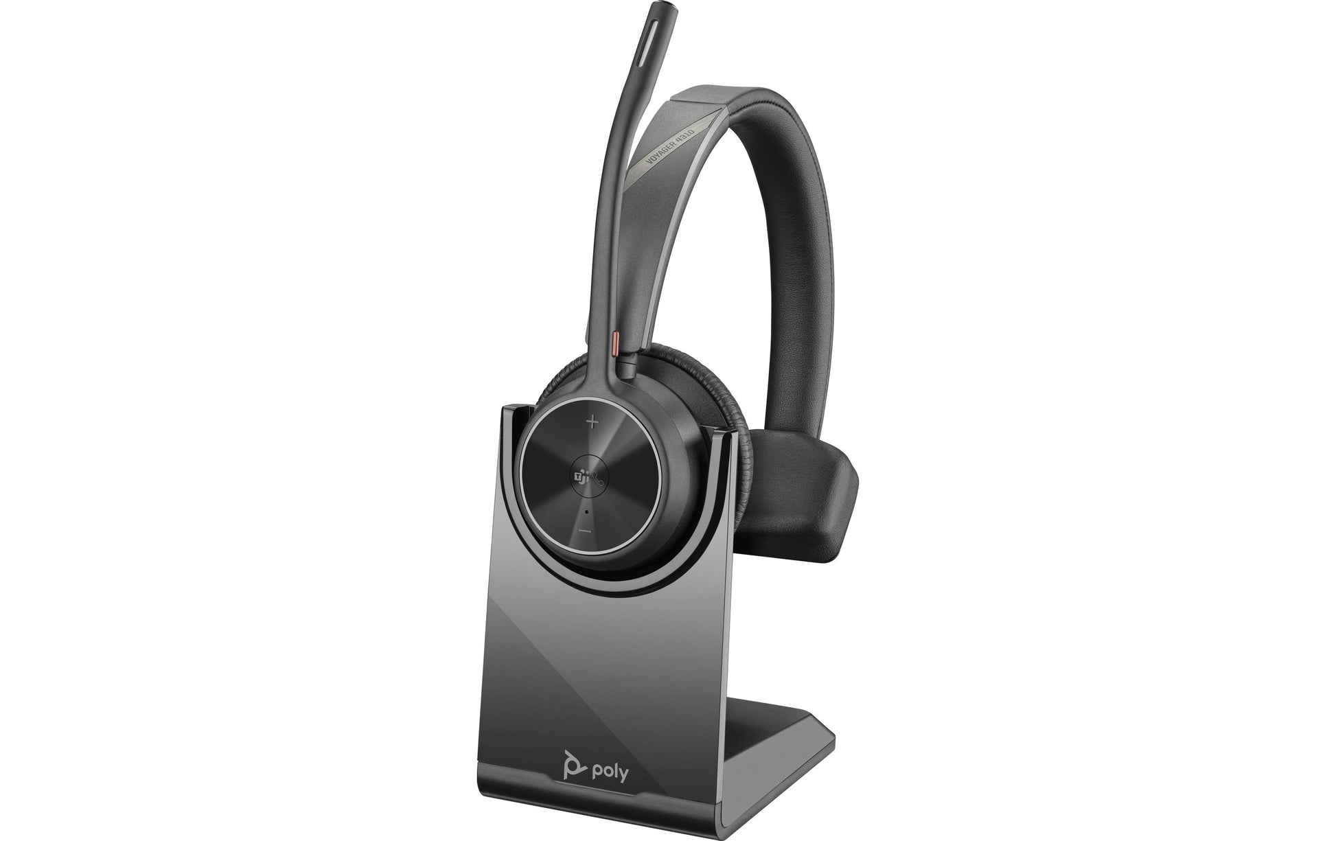 Poly Voyager 4310 – Mono Headset – USB‑A, Bluetooth 5.1 – für Microsoft Teams – schwarz – bis 24 h