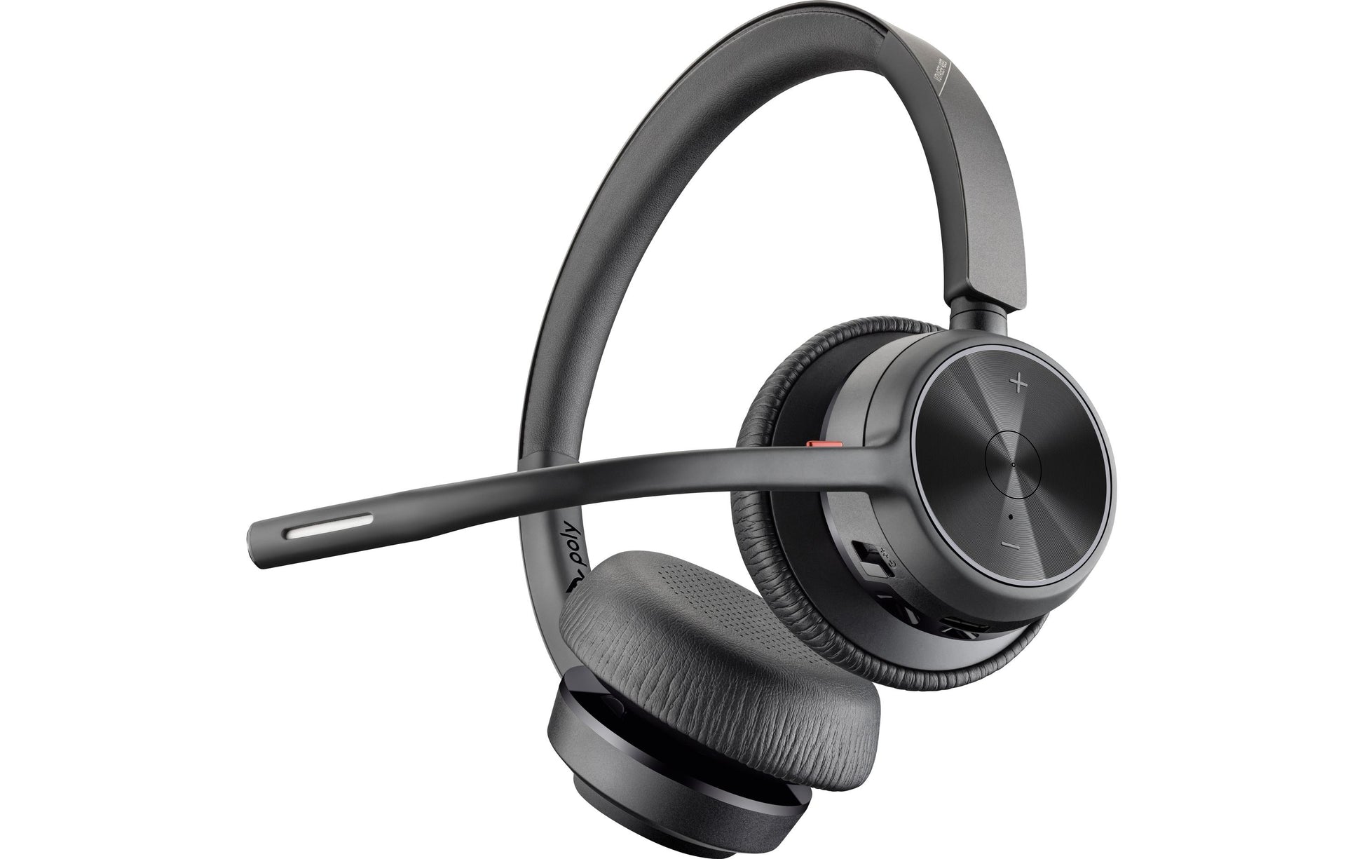 Poly Voyager 4320 – Duo Headset – Bluetooth, USB-C – Boom-Mikrofon (MEMS) – Schwarz – für PC/Mac – bis 24 h