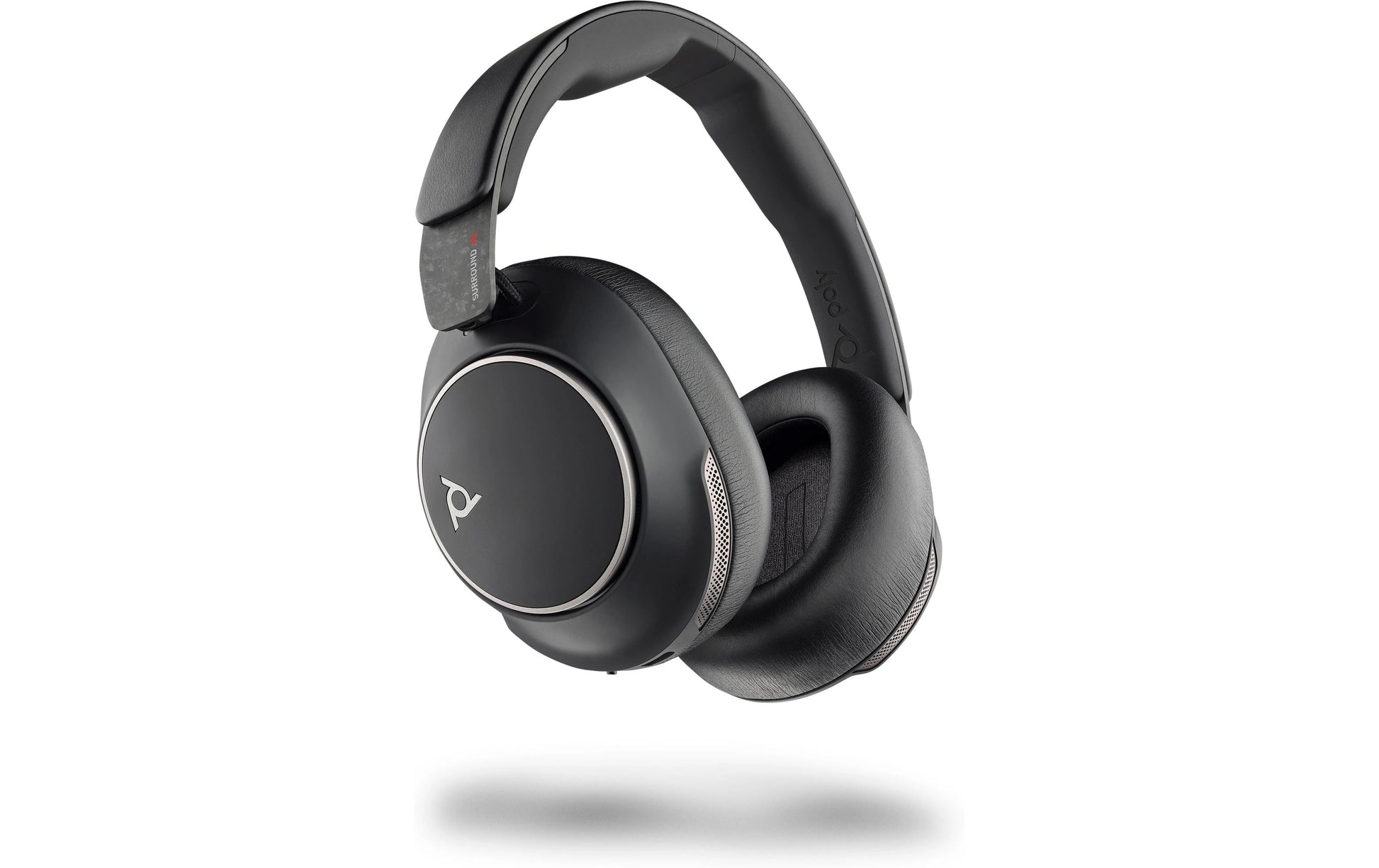 Poly Voyager Surround 80 UC – Duo Headset On-Ear – Bluetooth, USB-C – Schwarz – bis 21 h