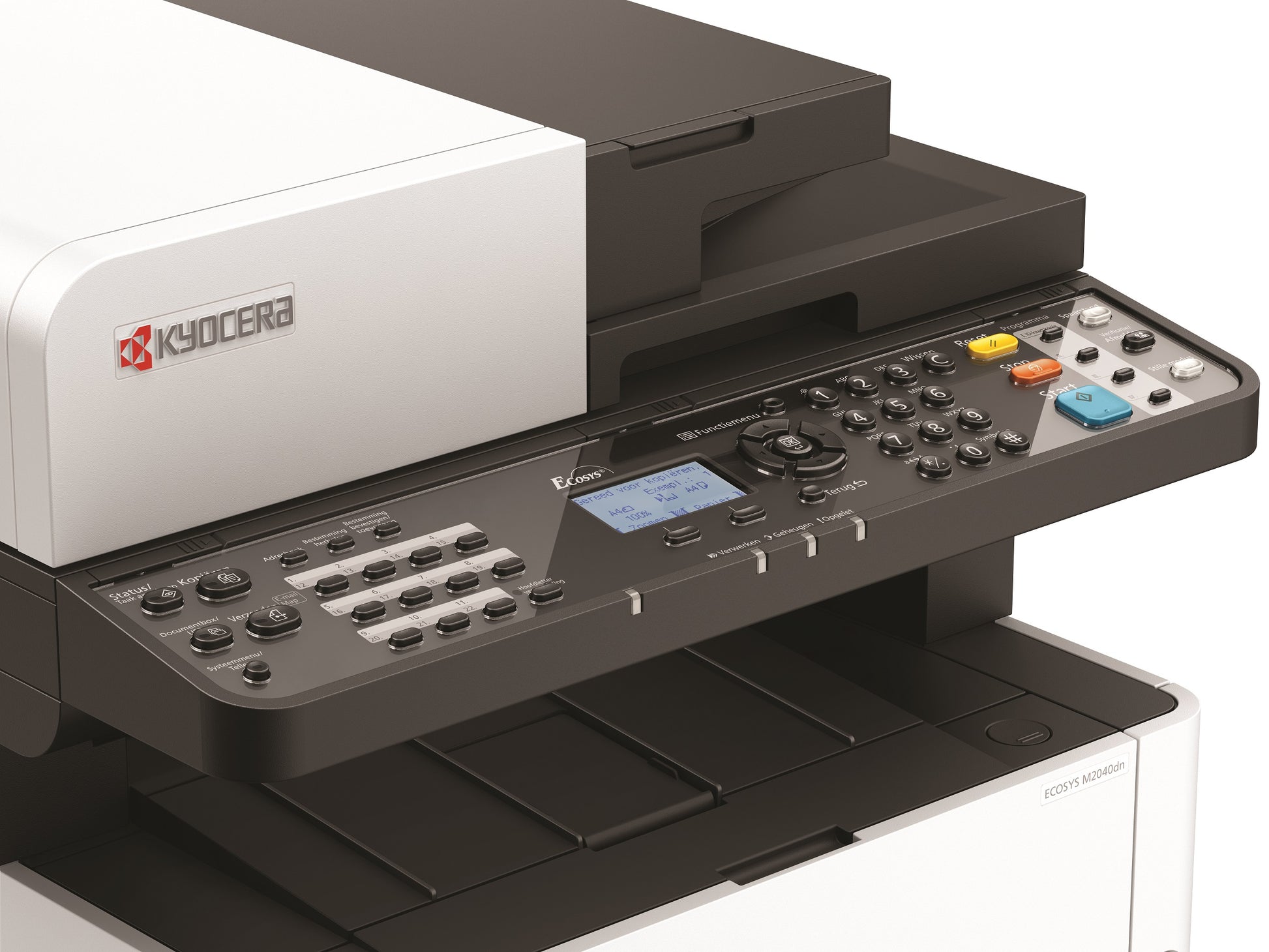 Kyocera ECOSYS M2135dn – S/W Laser-MFP A4, 3-in-1 – USB/LAN – Duplex, ADF, 50 Blatt ADF – 35 ppm S/W