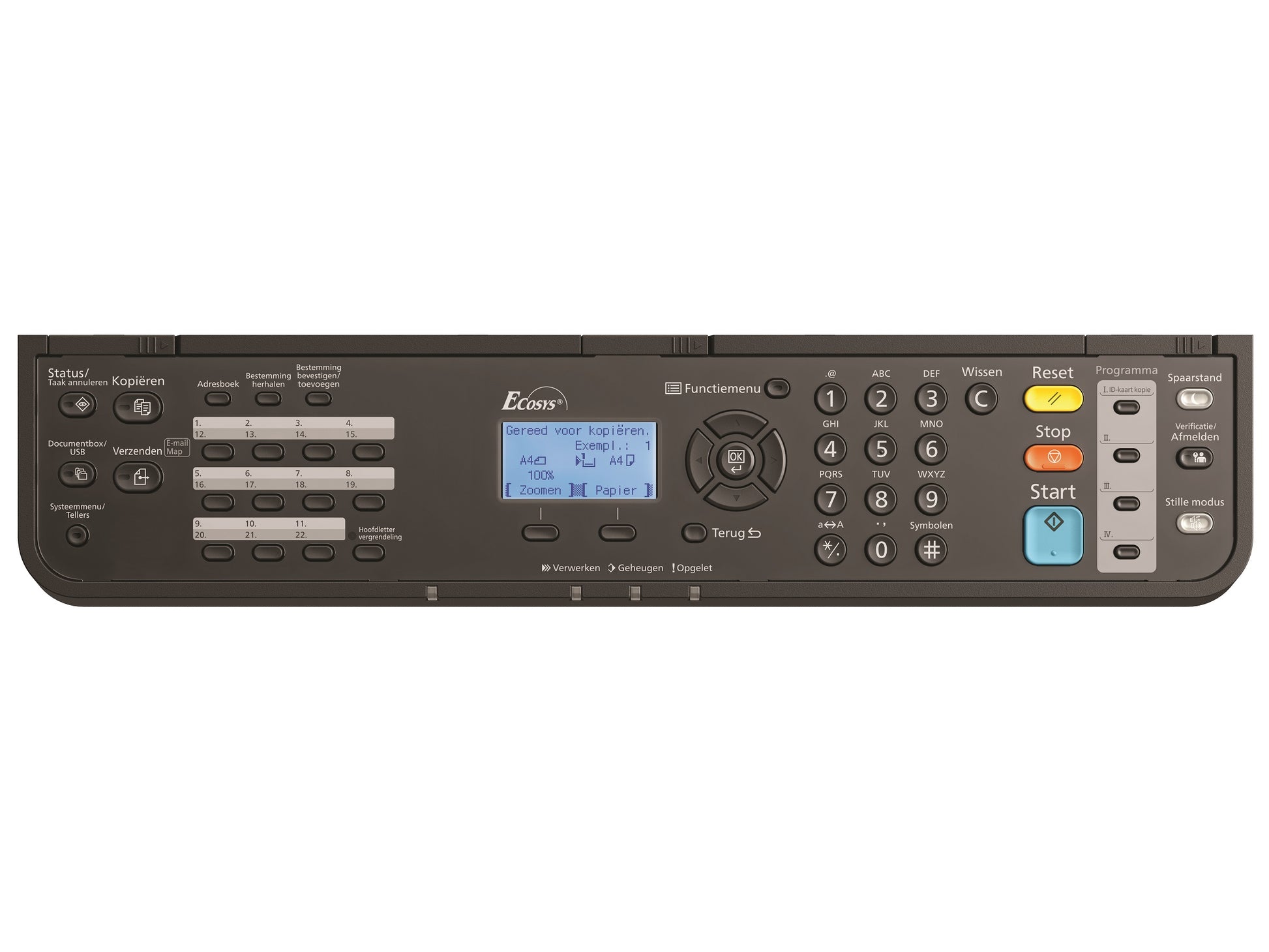 Kyocera ECOSYS M2135dn – S/W Laser-MFP A4, 3-in-1 – USB/LAN – Duplex, ADF, 50 Blatt ADF – 35 ppm S/W
