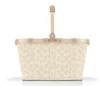 Reisenthel Stofftasche, Polyester, Motiv Leo Vanilla, 480×290×280 mm