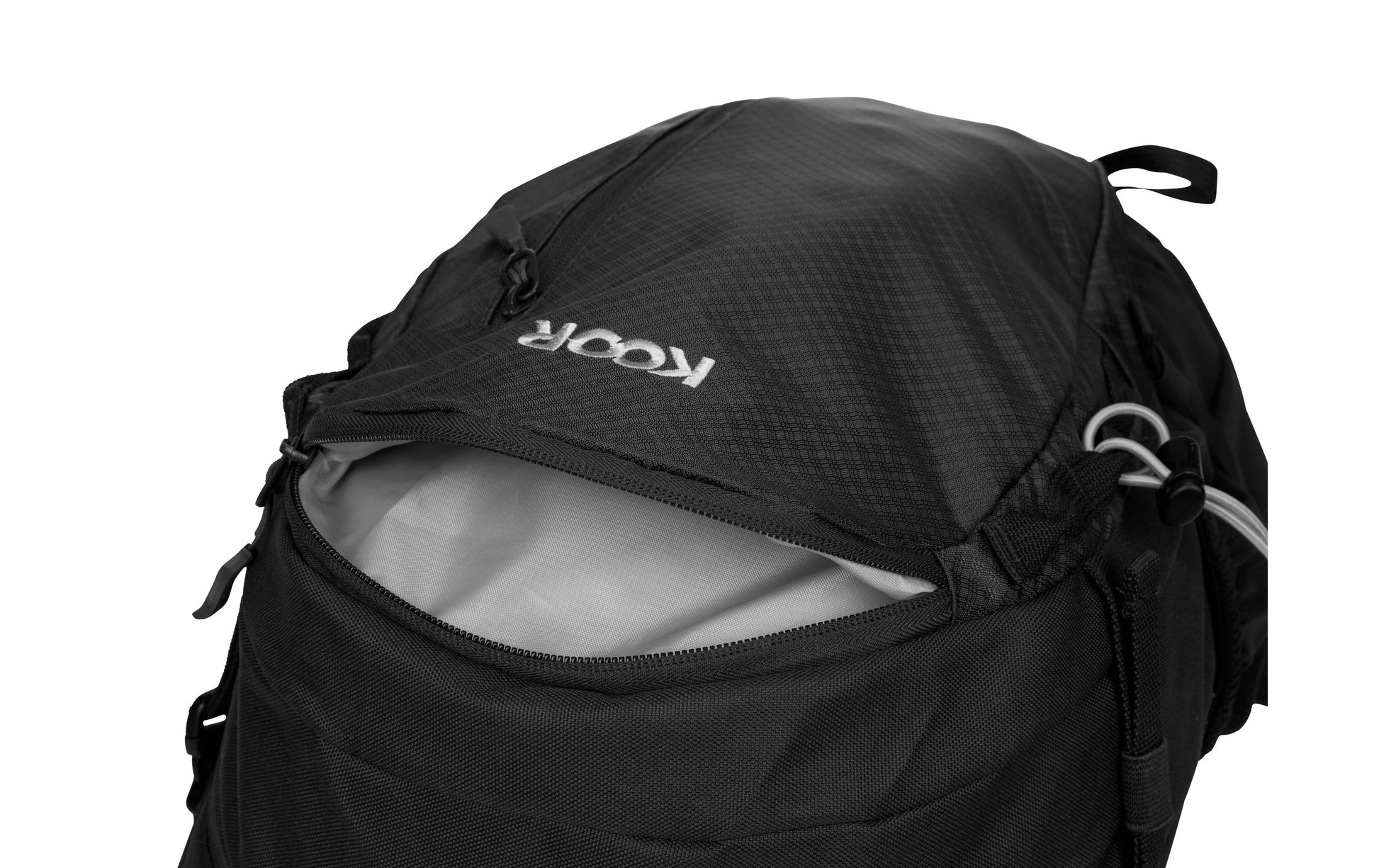 KOOR Wanderrucksack – 20 l, Polyester, Schwarz