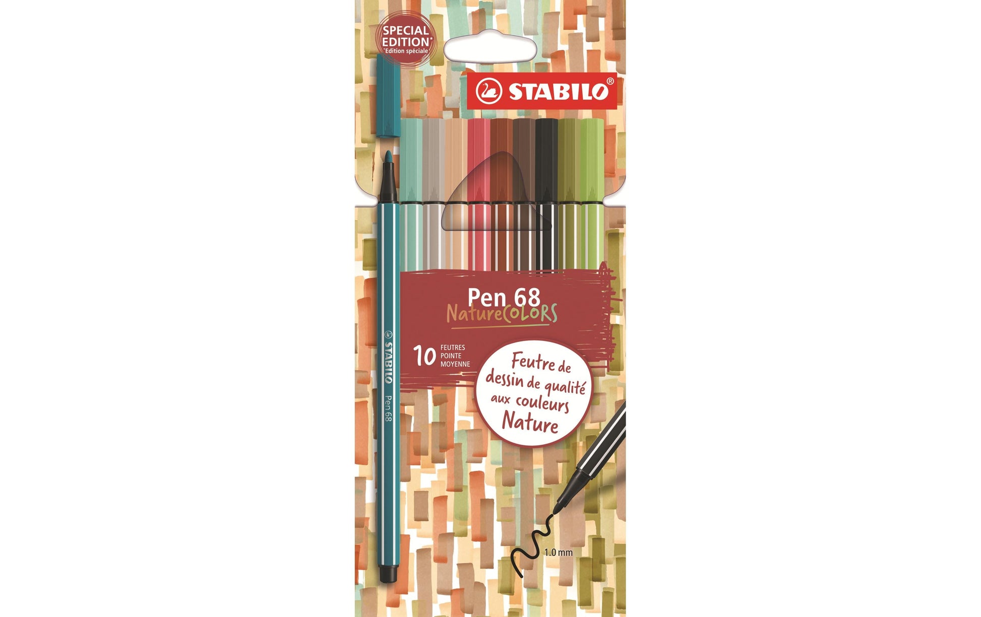 STABILO Filzstifte, Strichbreite 1 mm, 10 Farben