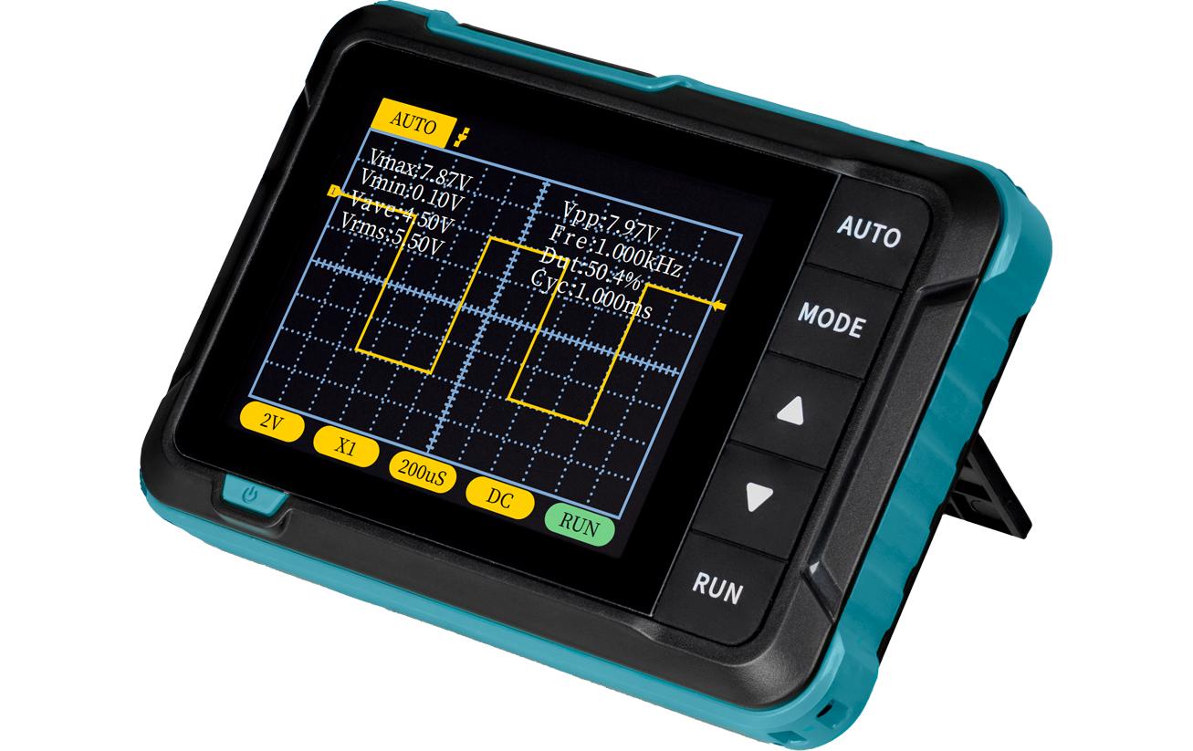 Joy-iT DSO-200 – Hand-Oszilloskop (DSO) – 0,2 MHz, 2,5 MS/s, LCD 2,8"