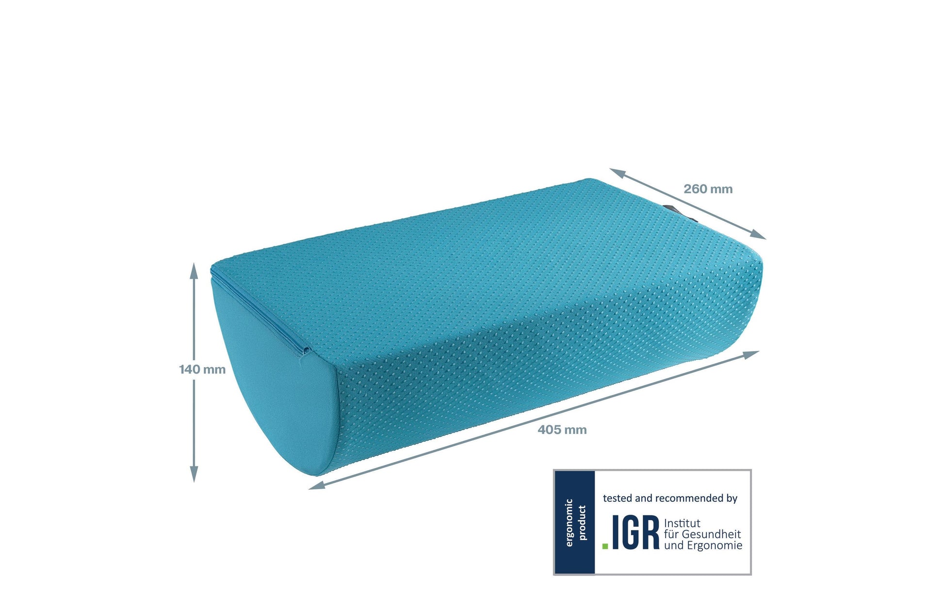 Leitz Fussstütze Ergo Cosy – 26×40,5×14 cm, sanftes Blau