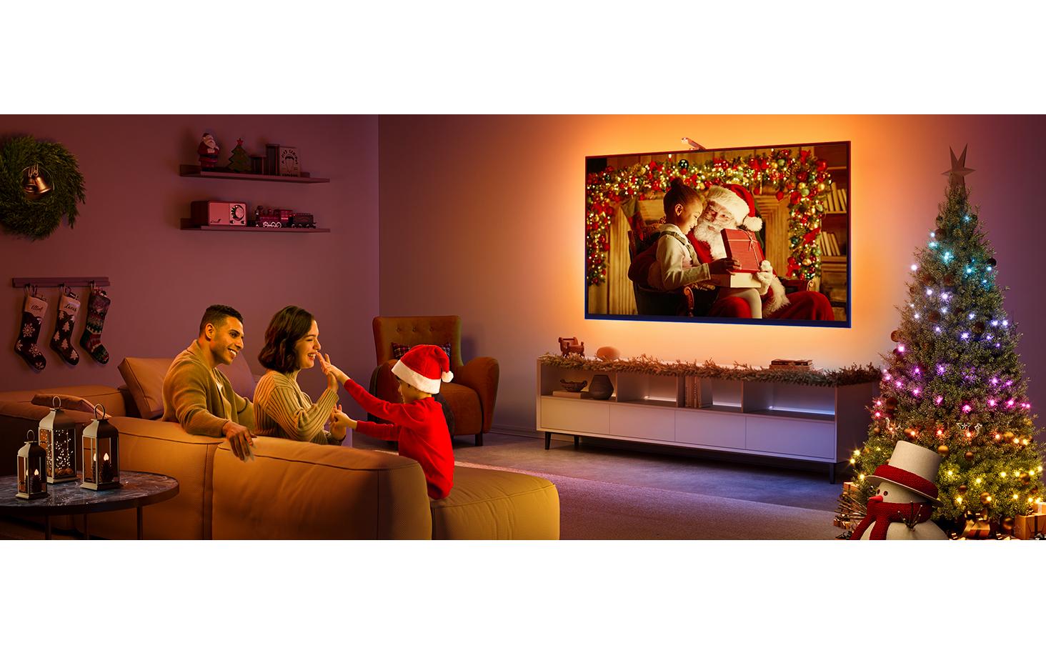 Govee Envisual T3 TV-Backlight-Set – RGBIC, Bluetooth – für 55–65" TVs – Schwarz