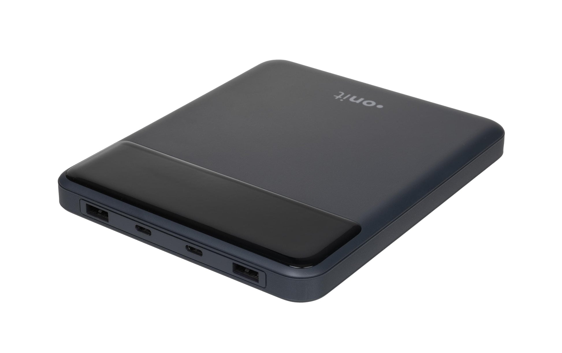 ONIT Powerbank 20000 mAh, PD 100 W, 2× USB-C, Durchgangsladung, Schwarz
