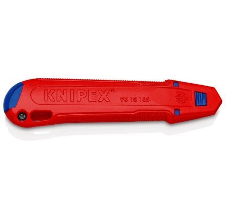 Knipex CutiX Cutter Universalmesser – 165 mm, Klingenarretierung, Aluminiumgehäuse, inkl. 1 Klinge