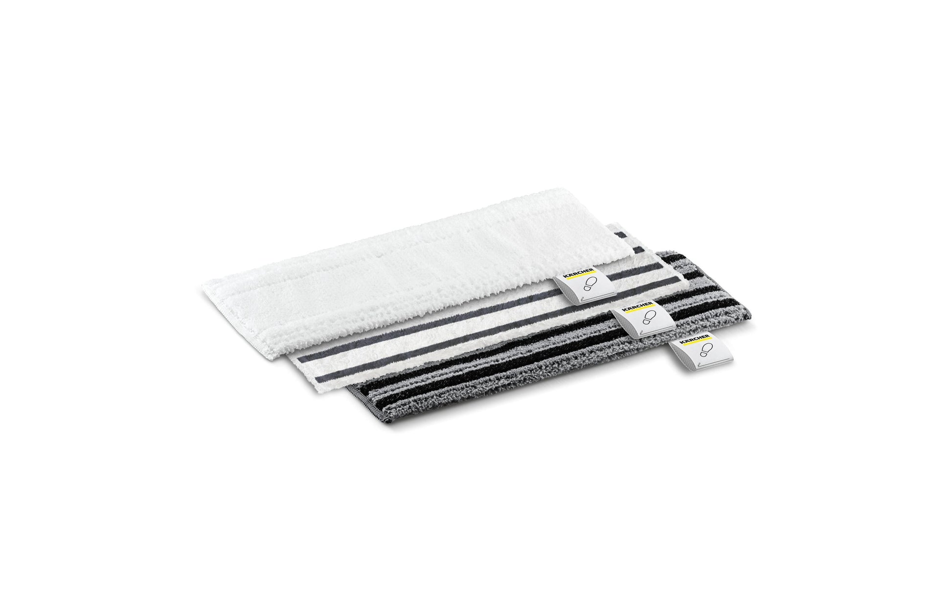 Kärcher Bodentuchset Allrounder EasyFix – für Kärcher SC-Dampfreiniger – 11,5 × 34,5 cm – 3 Stk.