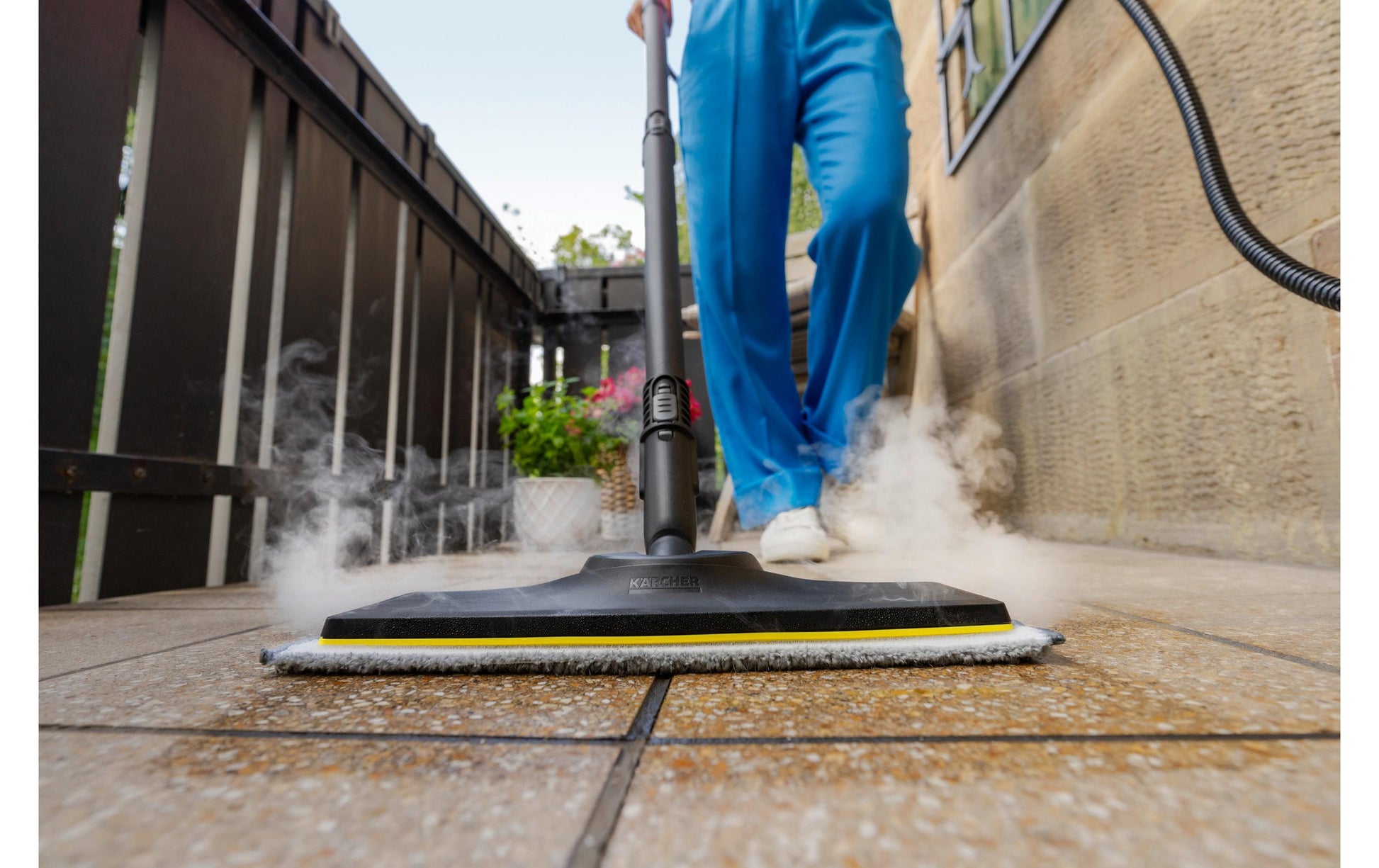 Kärcher Bodentuch EasyFix – für SC-/SI-Dampfreiniger (EasyFix) – 11,5 × 34,5 cm – 2 Stk.
