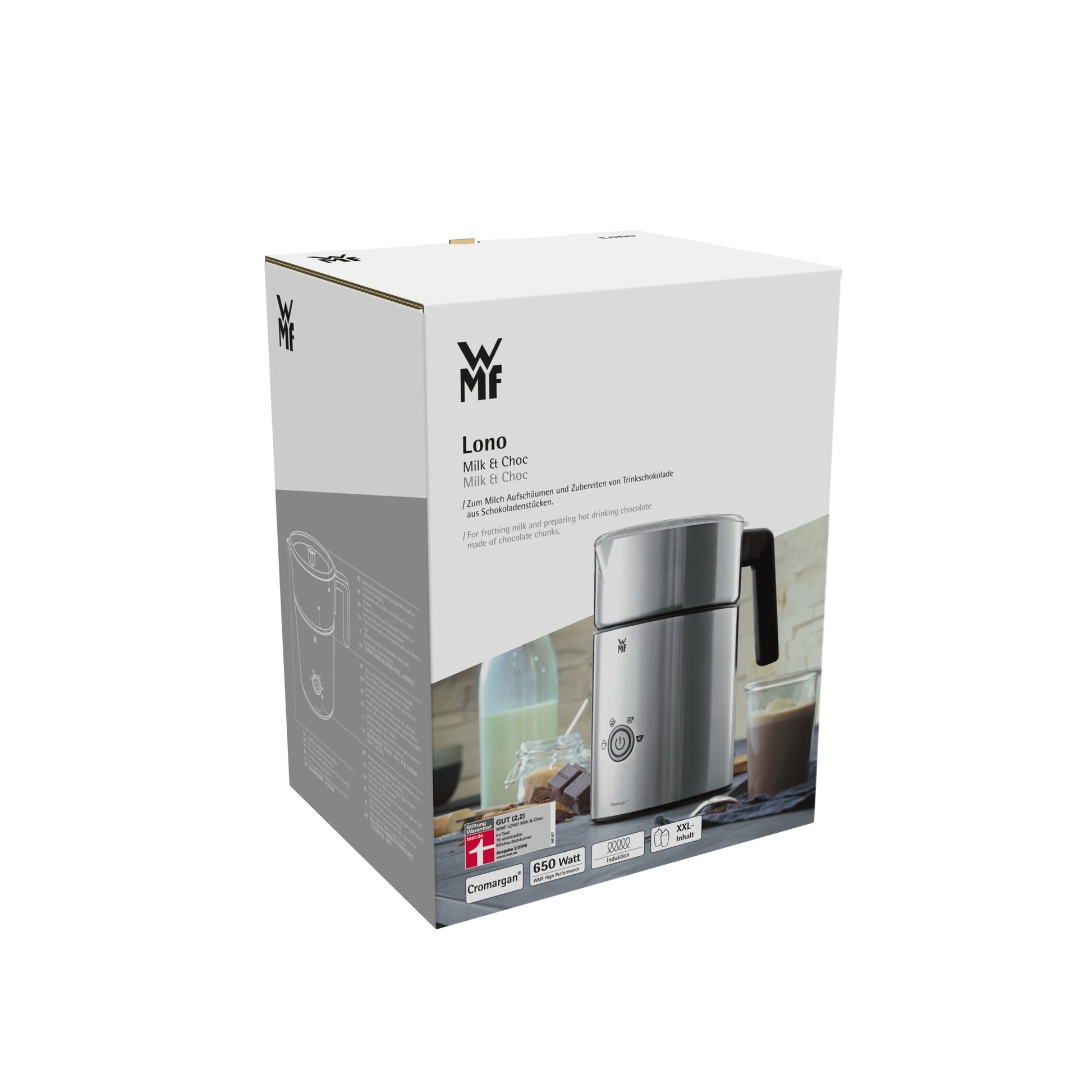 WMF LONO Milk & Choc Milchschäumer – 500 ml, Silber