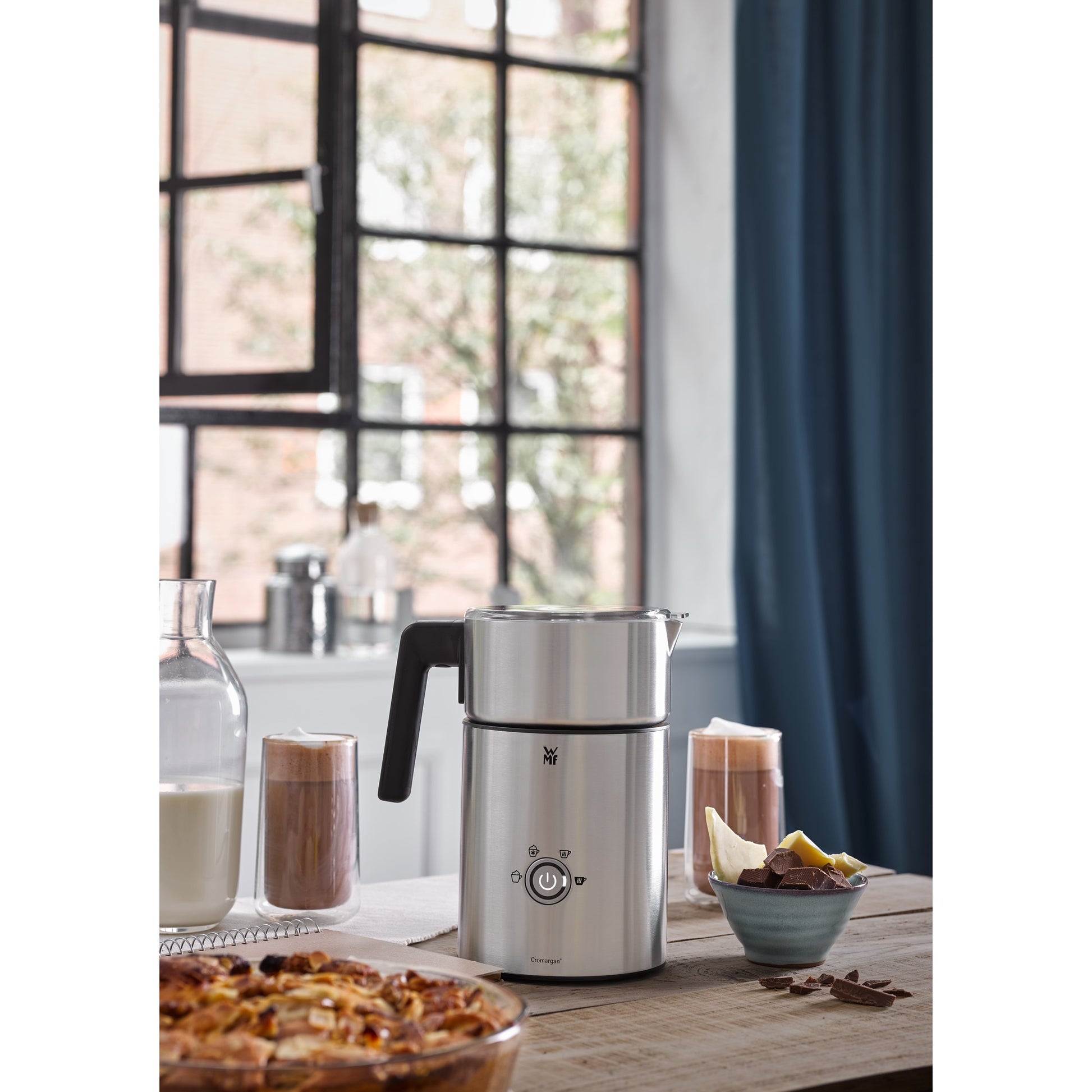 WMF LONO Milk & Choc Milchschäumer – 500 ml, Silber