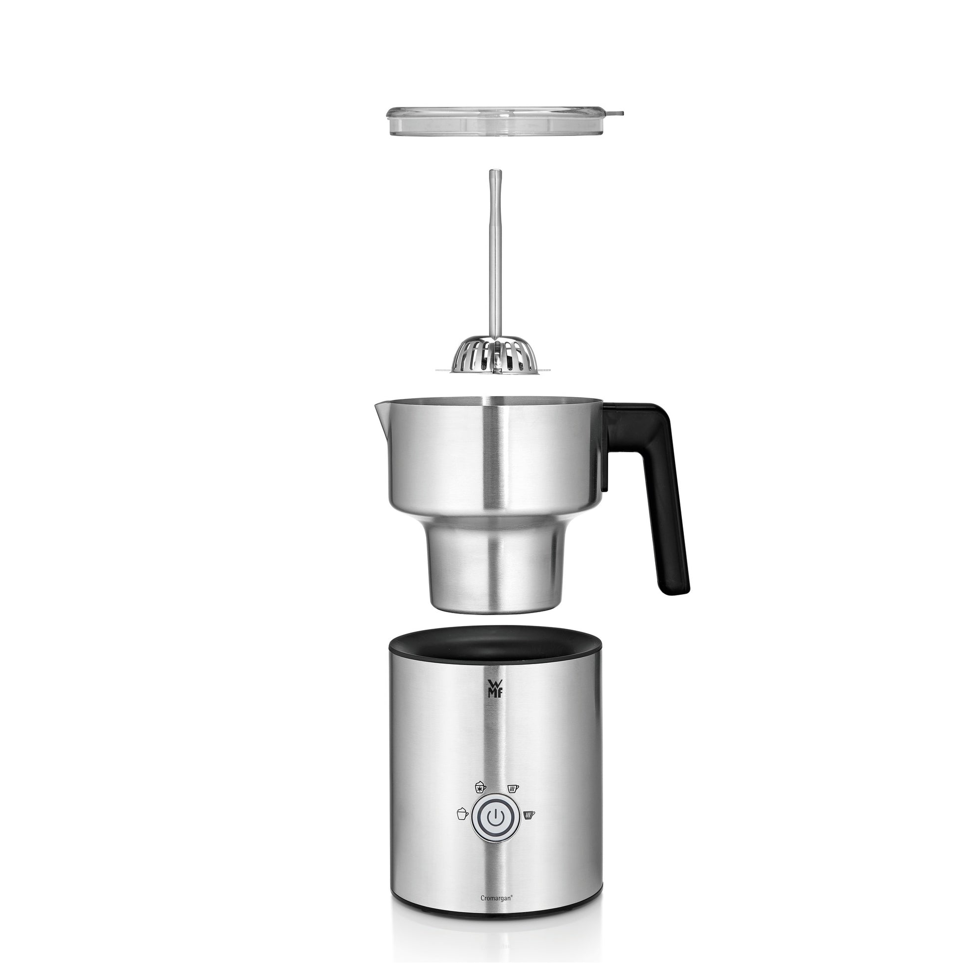 WMF LONO Milk & Choc Milchschäumer – 500 ml, Silber