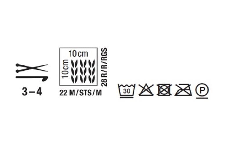 Rico Design Ricorumi Spin Spin Garn Baumwolle Gelb – 50 g, 115 m, Nadel 3 mm, 1 Stk.